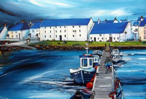 Tea Towel. ‘ Portmahomack’