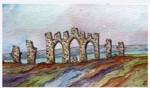 ‘Fyrish Monument,’    Watercolour